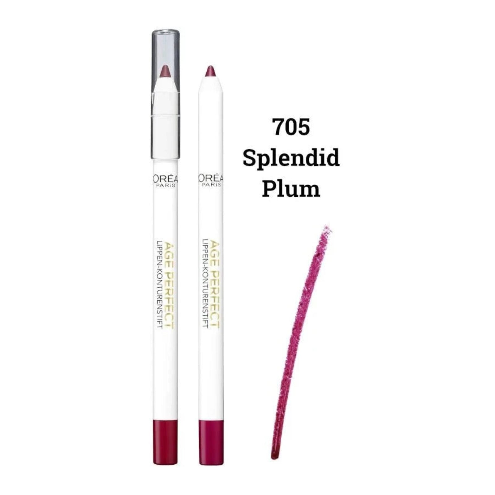 Image #1 L'Oreal Age Perfect Lip Liner Definition Pencil - 705 Splendid Plum