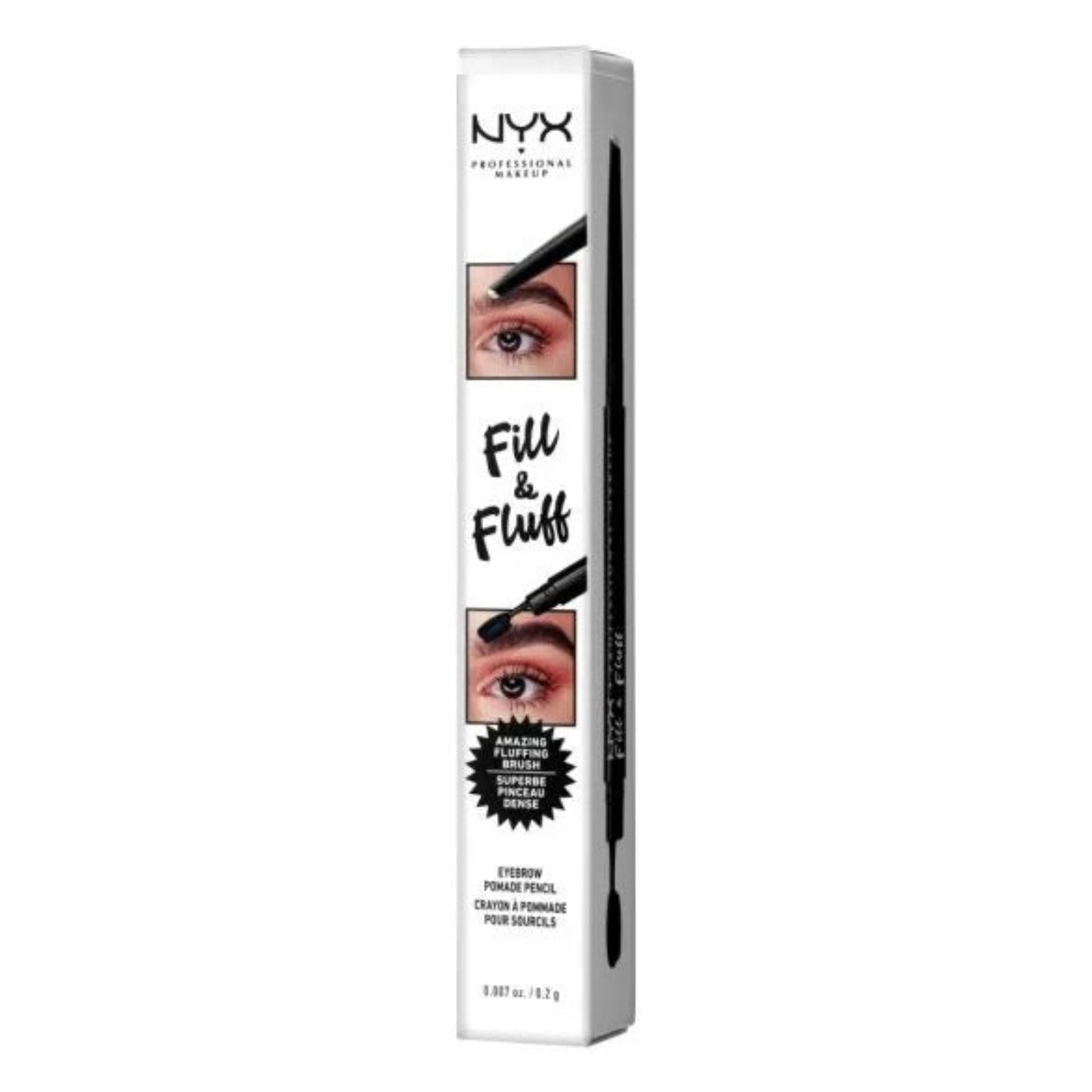 Image #1 NYX Professional Makeup Fill and Fluff Eyebrow Pomade Pencil - Clear