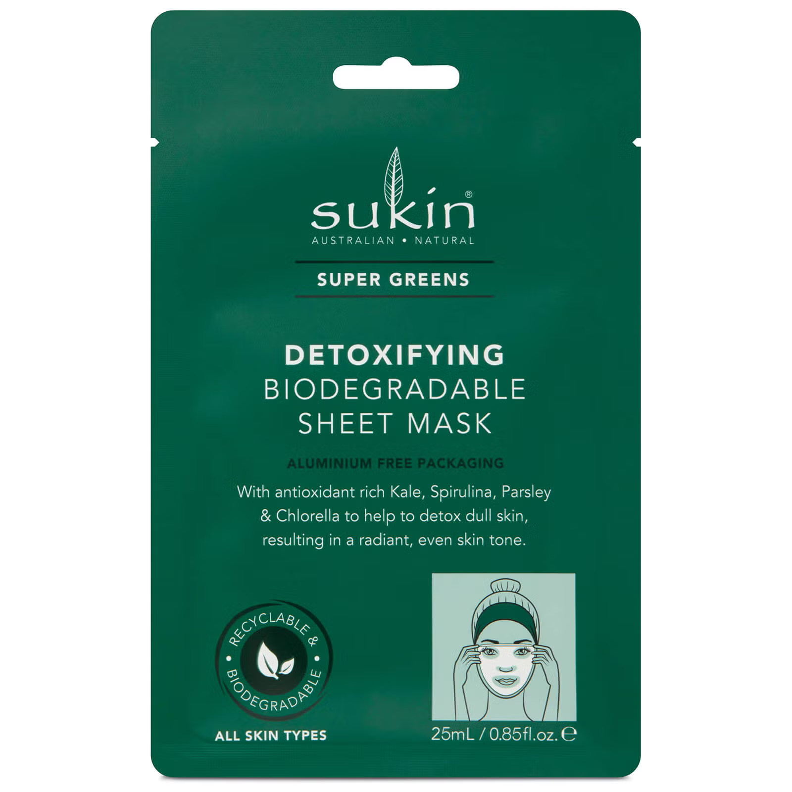 Image #1 sukin sheet mask