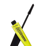 Rimmel London mascara with black and yellow packaging on a white background