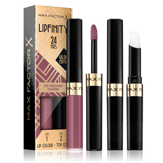 Max Factor Lipfinity Gilded Edition Lip Colour & Top Coat - 105 Radiant Charm