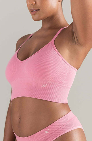 The TENCEL™ Seamless Bralette Rose Pink