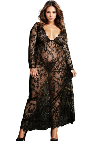 YesX YX826Q Long Gown & Thong