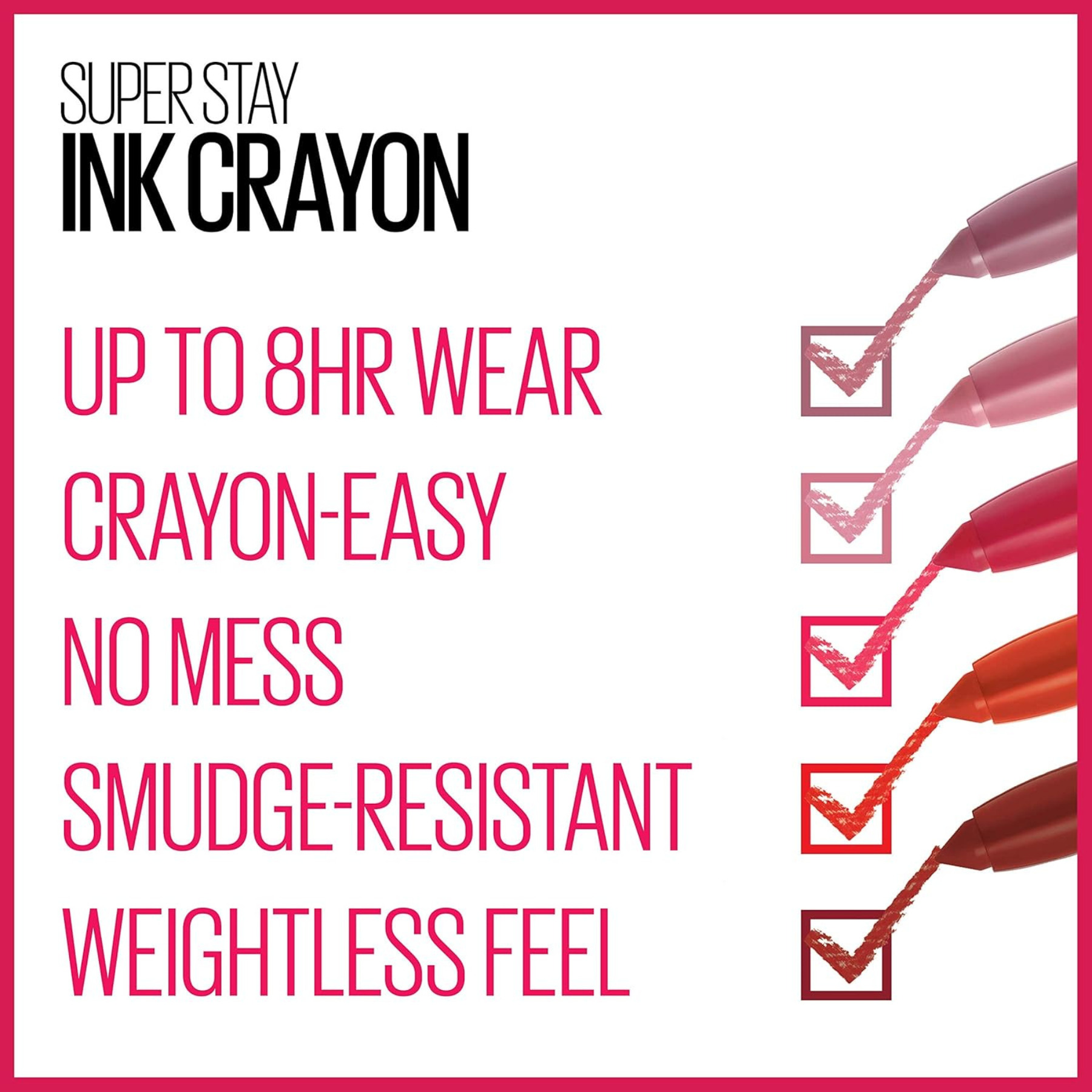 Maybelline Superstay Ink Lip Crayon - 75 Speak Your Mind