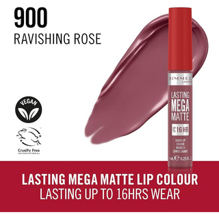 Rimmel Lasting Mega Matte Liquid Lipstick - Ravishing Rose