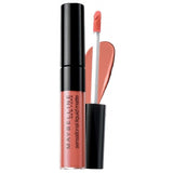 Maybelline lip gloss with applicator on a white background