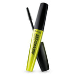 Mascara with black and yellow packaging on a white background
