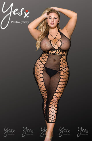 YesX YX834Q Bodystocking Dress (Plus Size)