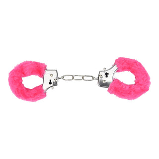  Bound to Play. Heavy Duty Furry Handcuffs Pink by Bound to Play sold by Carla-Louise